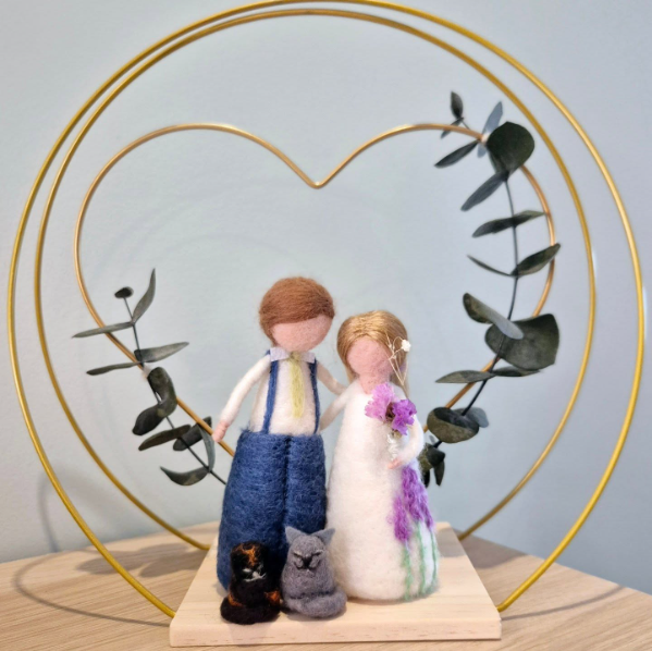 Figuras personalizadas de novios