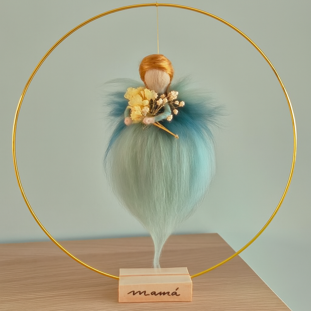 Hada de lana artesanal