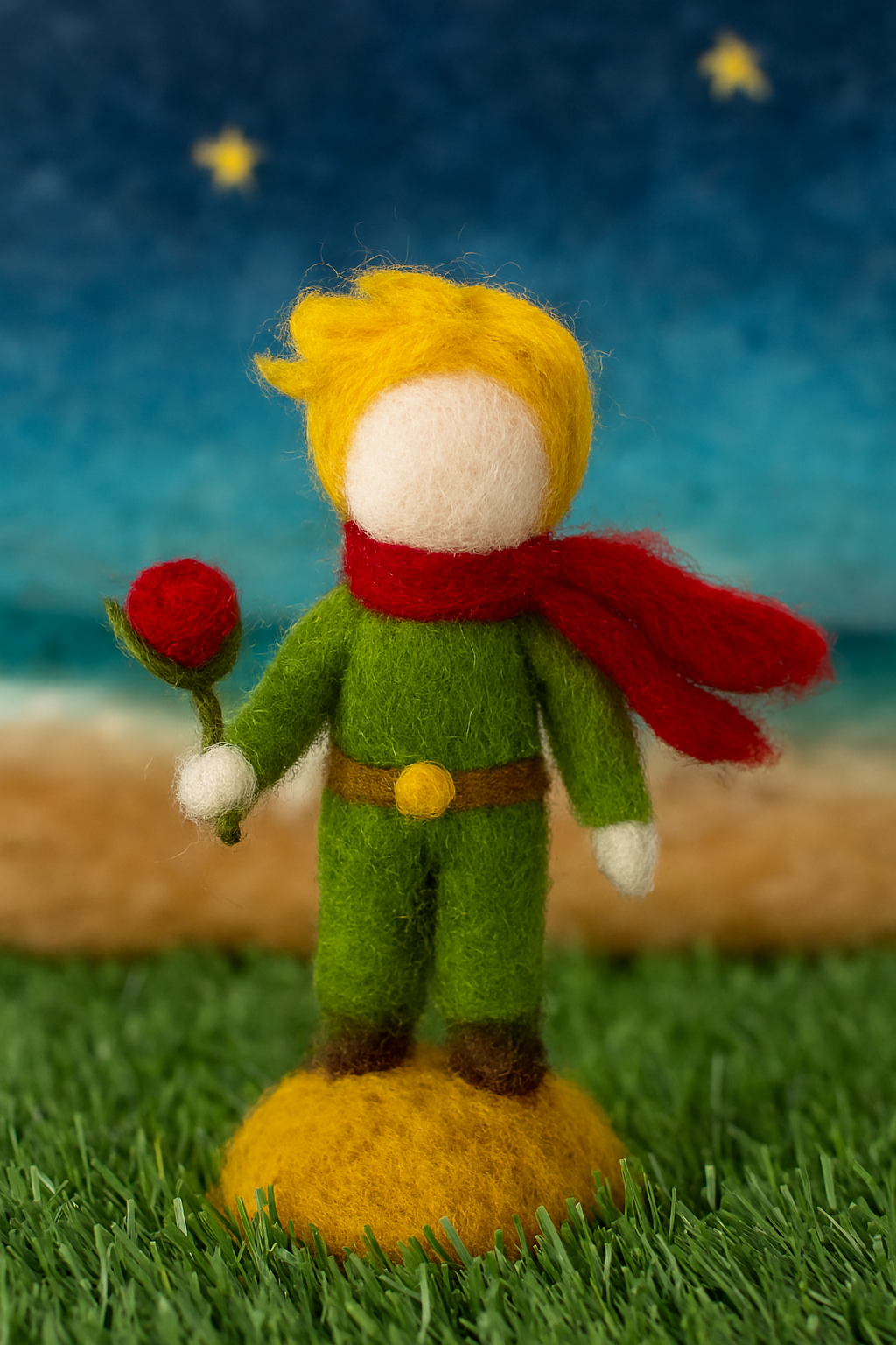 El Principito azul nocturno